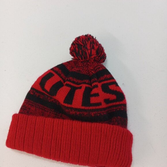 Captivating Headwear Cuff Beanie Hat Red University of Utah One Size - Picture 5 of 12
